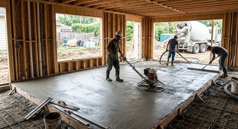 Concrete Installation in Fargo, ND