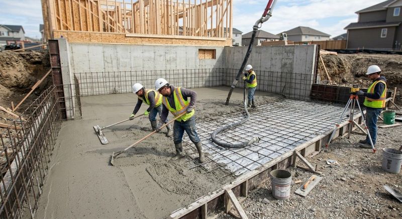 Basement Slab Installation in Fargo, ND