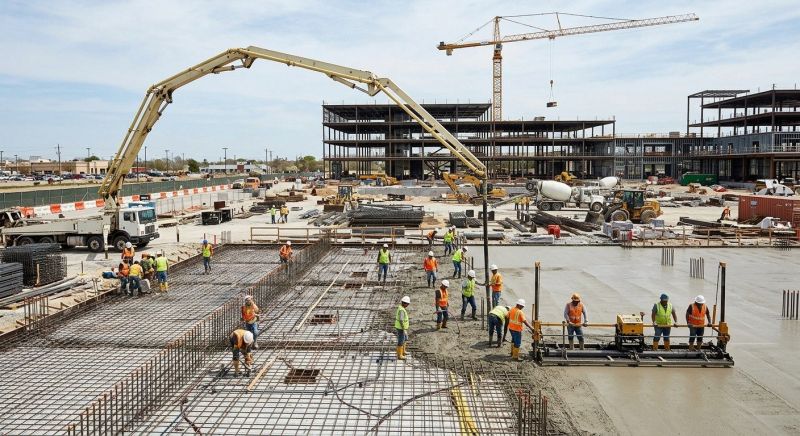 Commercial Slab Construction in Moorhead, MN