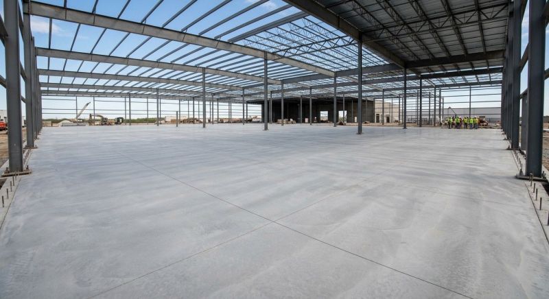Commercial Slab Installation in Casselton, ND