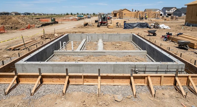 Concrete Foundation Installation in Fargo, ND