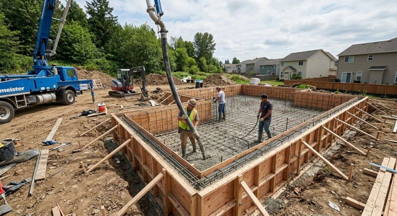 Concrete Foundation Installation in Moorhead, MN