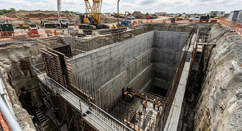 Deep Foundation Installation in Fargo, ND