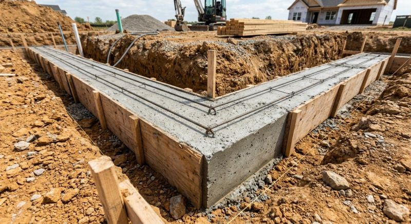 Foundation Footer Installation in Fargo, ND