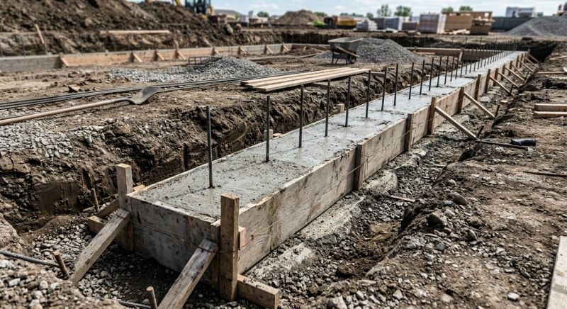 Foundation Footer Installation in Fargo, ND