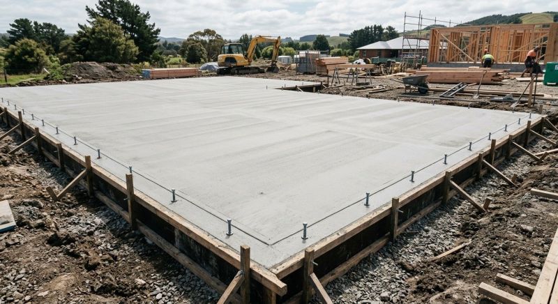Foundation Slab Construction in Fargo, ND