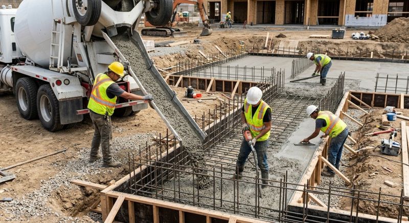 Foundation Wall Pouring in Fargo, ND
