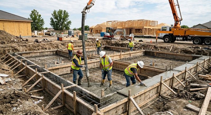 House Foundation Installation in Fargo, ND